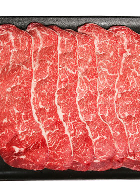 安格斯M5雪花牛肉片烧烤食材150g