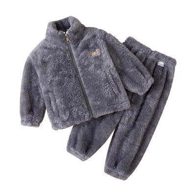 宝宝珊瑚绒家居服套装