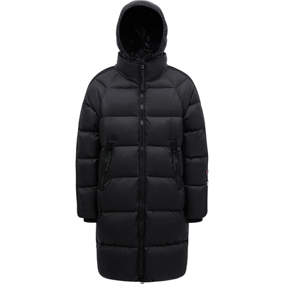 新国标90鸭绒中长款面包羽绒服