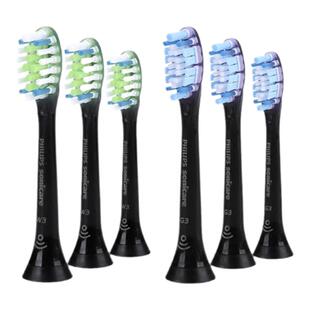 飞利浦电动牙刷头HX9043亮白声波软毛HX9911/9912pro通用原装正品