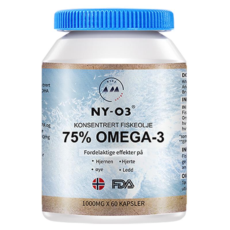 NYO3诺威佳深海鱼油软胶囊高浓缩omega3中老年挪威高纯度非鱼肝油