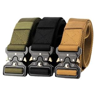 战术汤姆 军迷户外3.8CM宽眼镜蛇扣加捻尼龙战术腰带快解快拆皮带