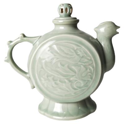 茶壶老凤鸣壶陶瓷80年国营青瓷