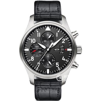 【自营】中古95新万国飞行员系列男表自动机械手表大表盘腕表黑盘