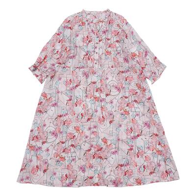 无色无味夏季新款田园休闲连衣裙