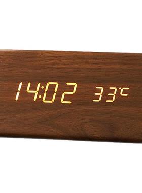 创意复古电子时钟表摆台放式办公室桌面摆件客厅家居装饰品高级感