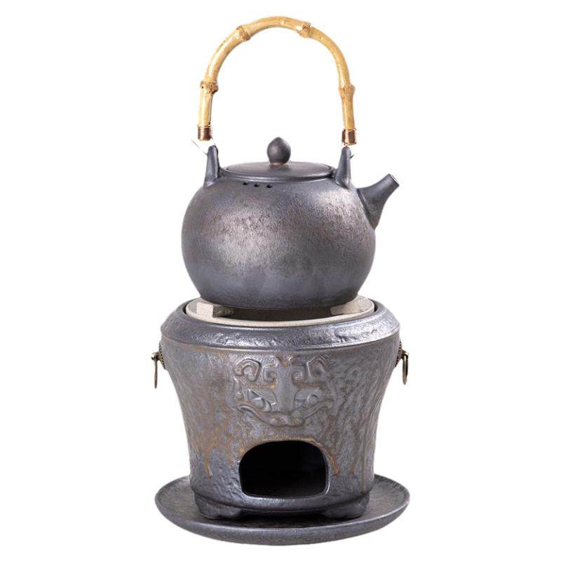 炭炉碳炉茶炉陶炉 炭火煮茶炉 围炉煮茶 老式煮茶器 提梁壶酒精炉