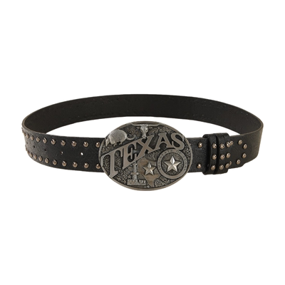 美式复古TEXAS西部牛仔配饰腰带