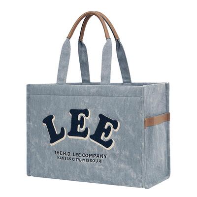 Lee大容量牛仔帆布托特包