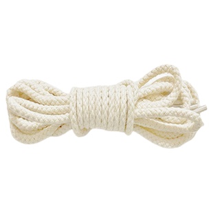 dunk鞋带腰果花棉麻绳圆形耐空军一号克帆布板鞋AMBUSH米白黑鞋绳