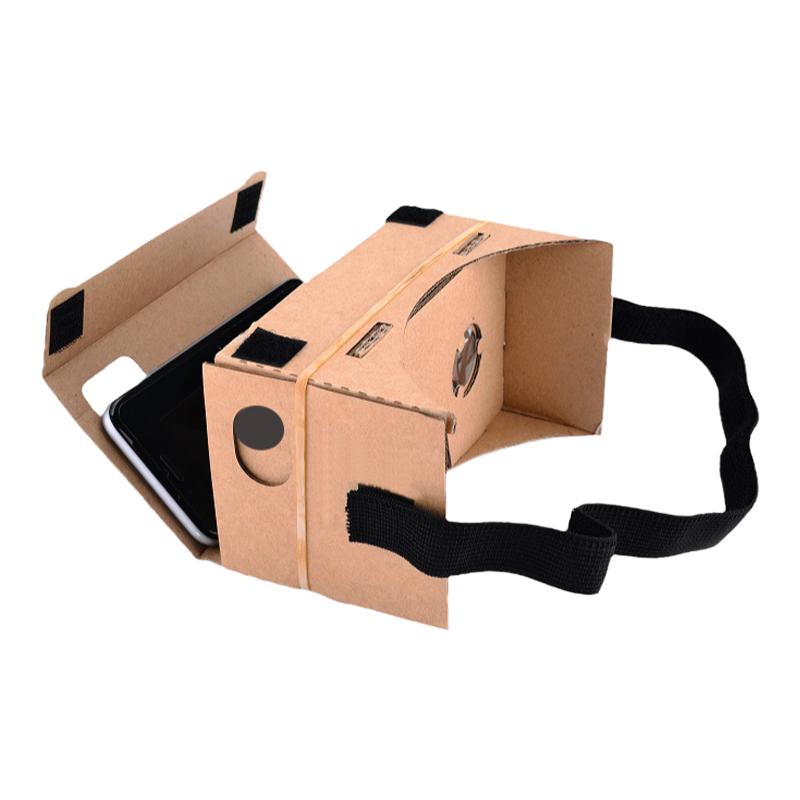 谷歌VR纸盒眼镜头戴式手机3D虚拟现实cardboardVR纸质box魔镜