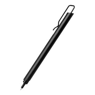 kaco凯锐金属中性笔磨砂重手感金属笔杆按动中性笔简约冷淡风学生用黑色笔芯水笔0.5企业礼品定制logo签字笔