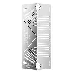 方管画线神器钢材弯头90度圆弧角画线尺折弯折圆尺子方钢划线神器