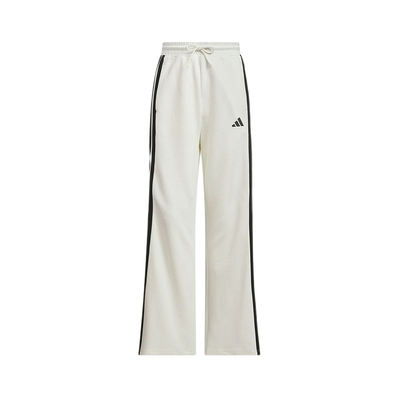 adidas阿迪达斯针织垂坠挺阔宽松运动休闲裤三条纹女子长裤KC0045