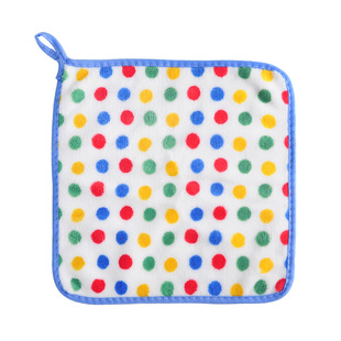 圆点抹布厨房清洁洗碗布不易沾油吸水保洁毛巾家用不易掉毛百洁布