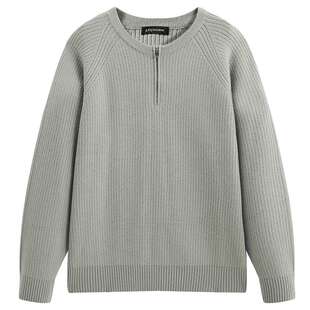 太平鸟男装 休闲毛衫2025冬季新款包芯纱宽松舒适时尚休闲毛衣男