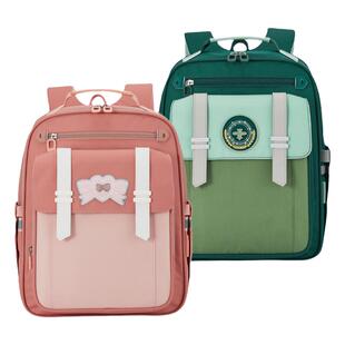 卡拉羊小学生1-6年级减负云朵书包防下坠超轻抑菌多隔层女双肩包