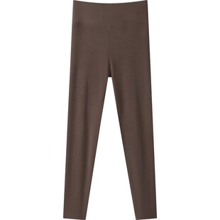 三枪中厚保暖裤女士拉绒3A抗菌华绒羊绒蚕丝秋裤无骨缝合打底裤