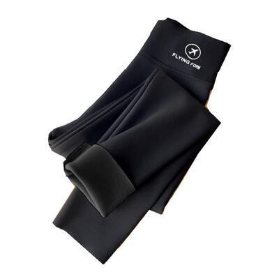 女童鲨鱼裤薄绒芭比打底裤2026春秋新款外穿大童高腰弹力小黑裤子