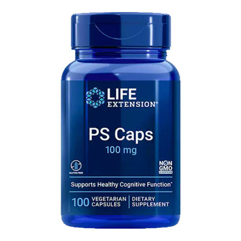现货美国Life Extension磷脂酰丝氨酸PS儿童注意力100mg100粒