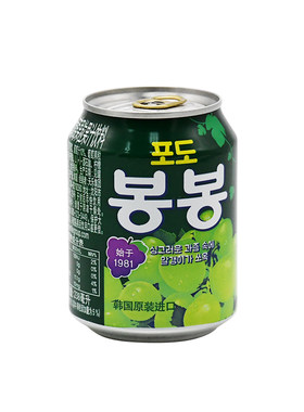 韩国进口海太多口味果肉果汁饮料葡萄草莓橙子菠萝桃苹果芒果