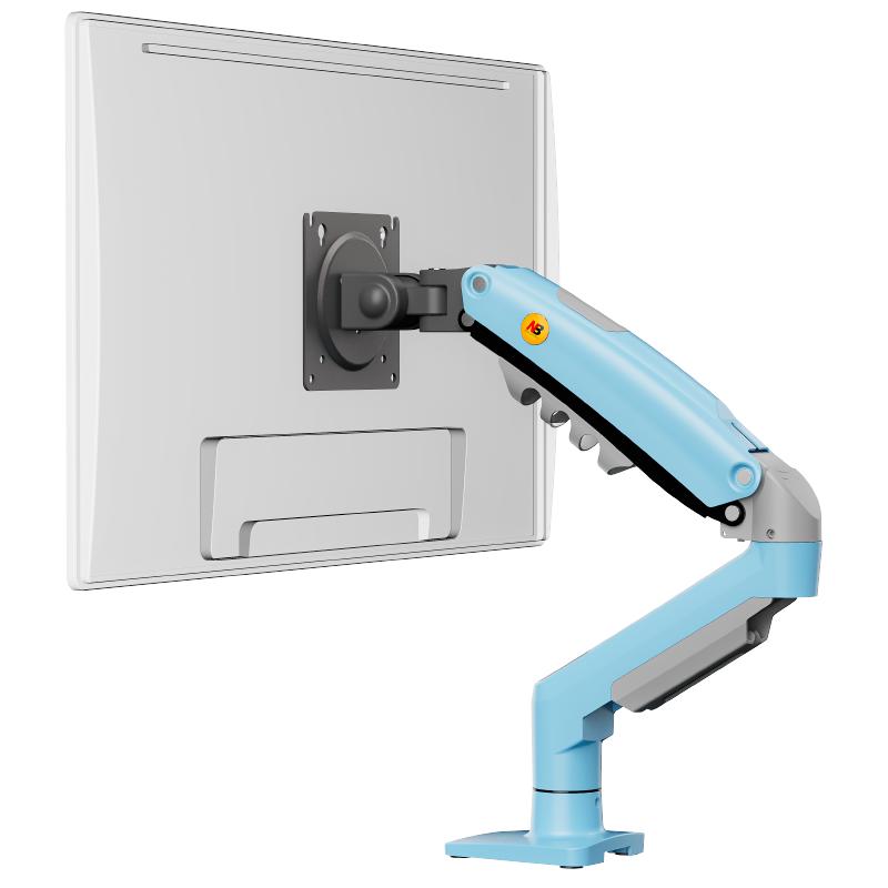 NB F80海湾蓝桌面显示器支架机械臂旋转升降电脑支架笔记本增高架