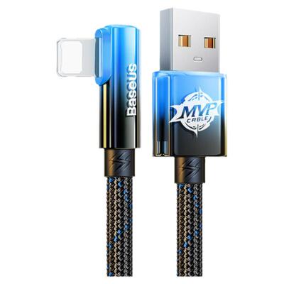 倍思适用苹果USB弯头快充线