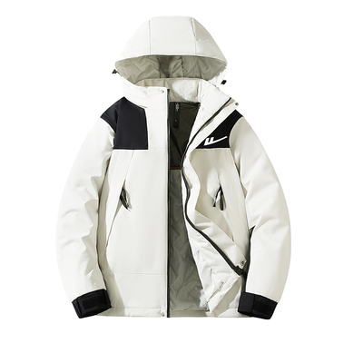 回力冲锋衣羽绒棉服男款2025新款秋冬季加厚连帽保暖百搭夹克外套