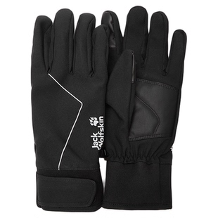 JackWolfskin狼爪25秋冬新款REFL户外防风可触屏保暖手套A65231