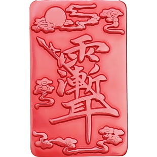 道家法器朱砂紫薇讳吊坠紫微讳雨渐耳本命年平安护随身符项链挂件