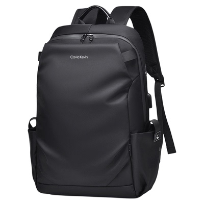 休闲男双肩包涤纶防水耐磨