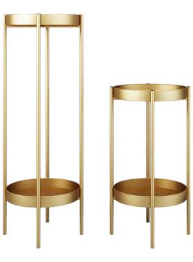 北欧花架子客厅落地式阳台装饰简约铁萝多层艺花架架置物架绿花盆