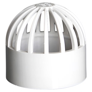 PVC透气帽DIY鱼缸透水网海鲜池排水花篮过滤隔离网水箱进水罩白色