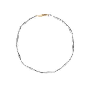 BLACKHEAD/黑头新款小众闪电拼接项链金银拼色情侣款