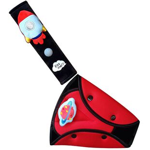 宝宝儿童安全带保护套调节固定器保险带勒脖卡通可爱汽车防护肩套