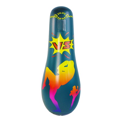 加厚立式充气不倒翁拳击柱