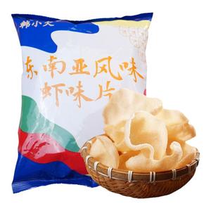 东南亚风味大虾片自己炸膨化零食