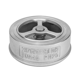 304/201不锈钢H71W对夹式止回阀/316L逆流单向逆止阀高温DN20/32