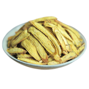 中药材野生黄芩500g克正品黄岑黄芹片黄苓条芩黄芩茶土金茶根包邮