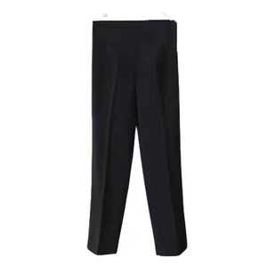 孕妇西装裤2025春秋职业正装裤子蓝色黑色直筒工作服裤子工装西裤