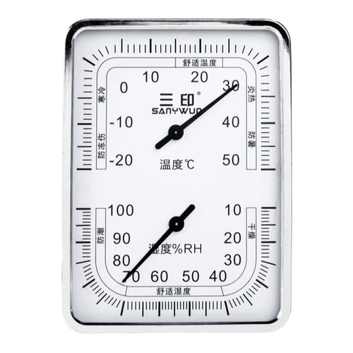 三印室内温湿度计家用精准高精度药店专用仓库干湿室温工业温度计