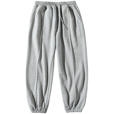 BEVOLAND宽松青年不起球束脚卫裤