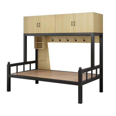 上柜下床组合床下床上柜高架床成人家用铁架床公寓员工宿舍高低床