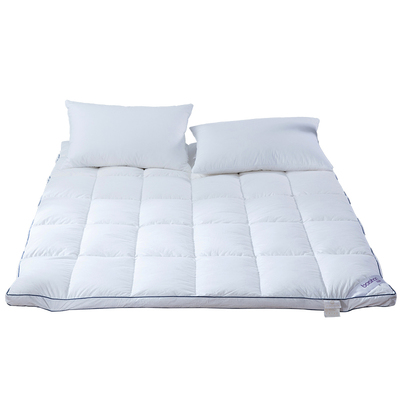 百思寒50鹅绒床垫羽绒软垫家用加厚保暖 五星级酒店床褥垫