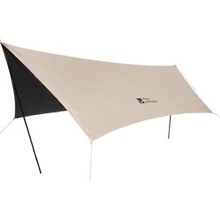 牧高笛黑胶天幕户外露营蝶形防晒遮阳布抗风防雨野餐大号俊庭天幕