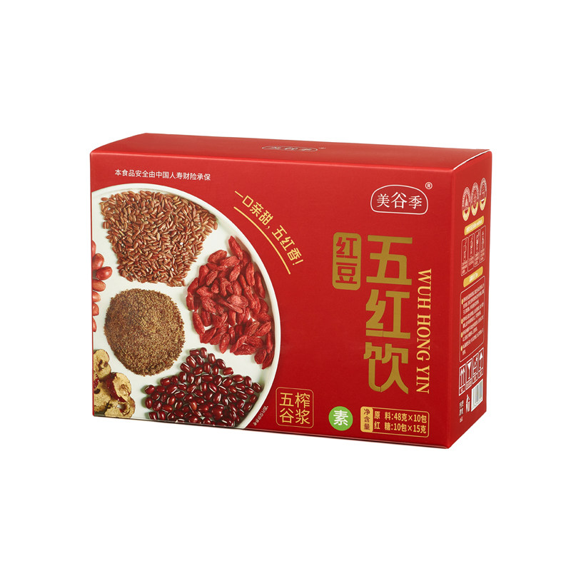 美谷季红豆五红饮女早餐补养红枣元气血枸杞产后姨妈代餐原材料包