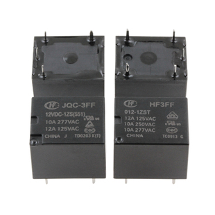 宏发继电器JQC HF3FF-003 005 009 012 024-1HS 1ZS 1HST 1ZSTVDC