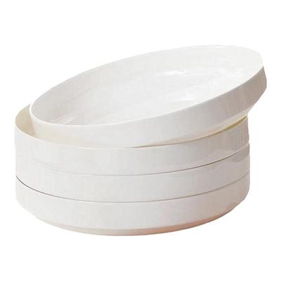 依山石坊无铅镉骨瓷日式护边盘