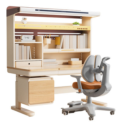 爱果乐实木护眼儿童学习桌