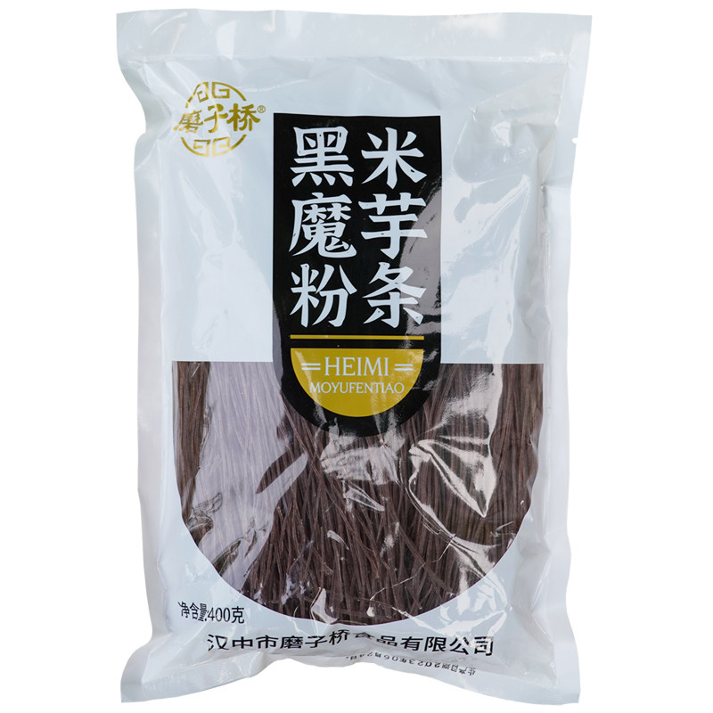 磨子桥黑米魔芋粉丝汤粉食材